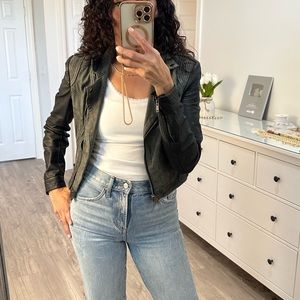 Top Shop Leather jacket.